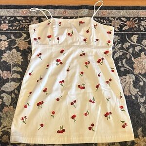 Maeve Cherry Mini Dress